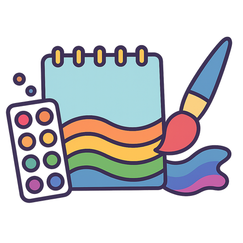 Beginner’s Watercolor Notes for Kids