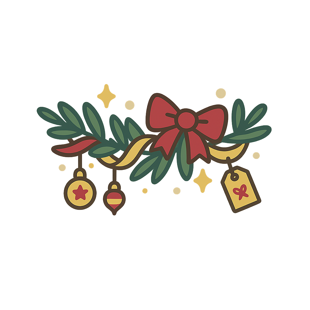 Gift-Wrap Garland Accents