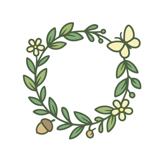 Nature-Inspired Wreath Notes